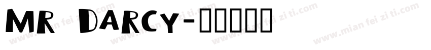 Mr Darcy字体转换